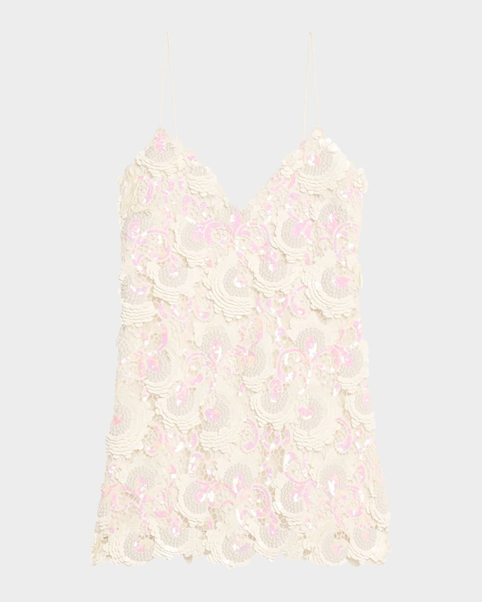 Zelia Embellished Mini Dress